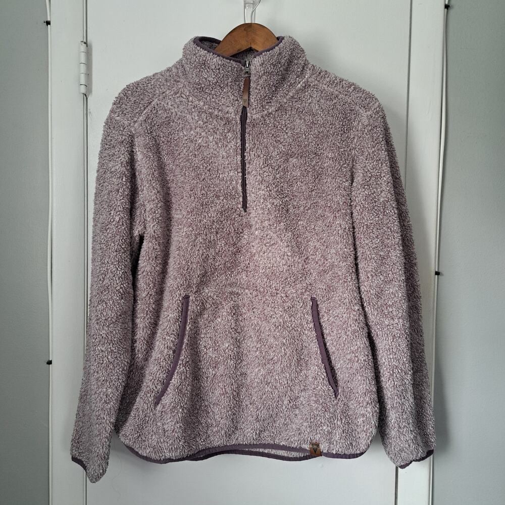 LIV Outdoor Sherpa Pullover Fleece Purple Women's Large - Picture 1 of 6